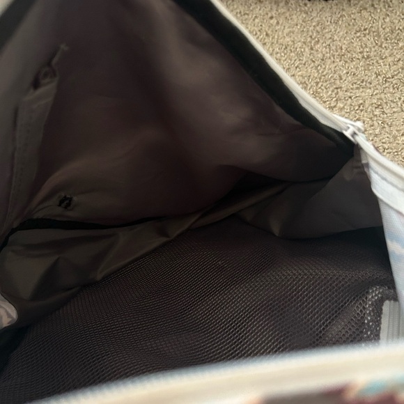 KAVU Paxton Pack Rope Sling Crossbody Bag Fine Feathers Blue Travel Outdoor Zip - Picture 11 of 13